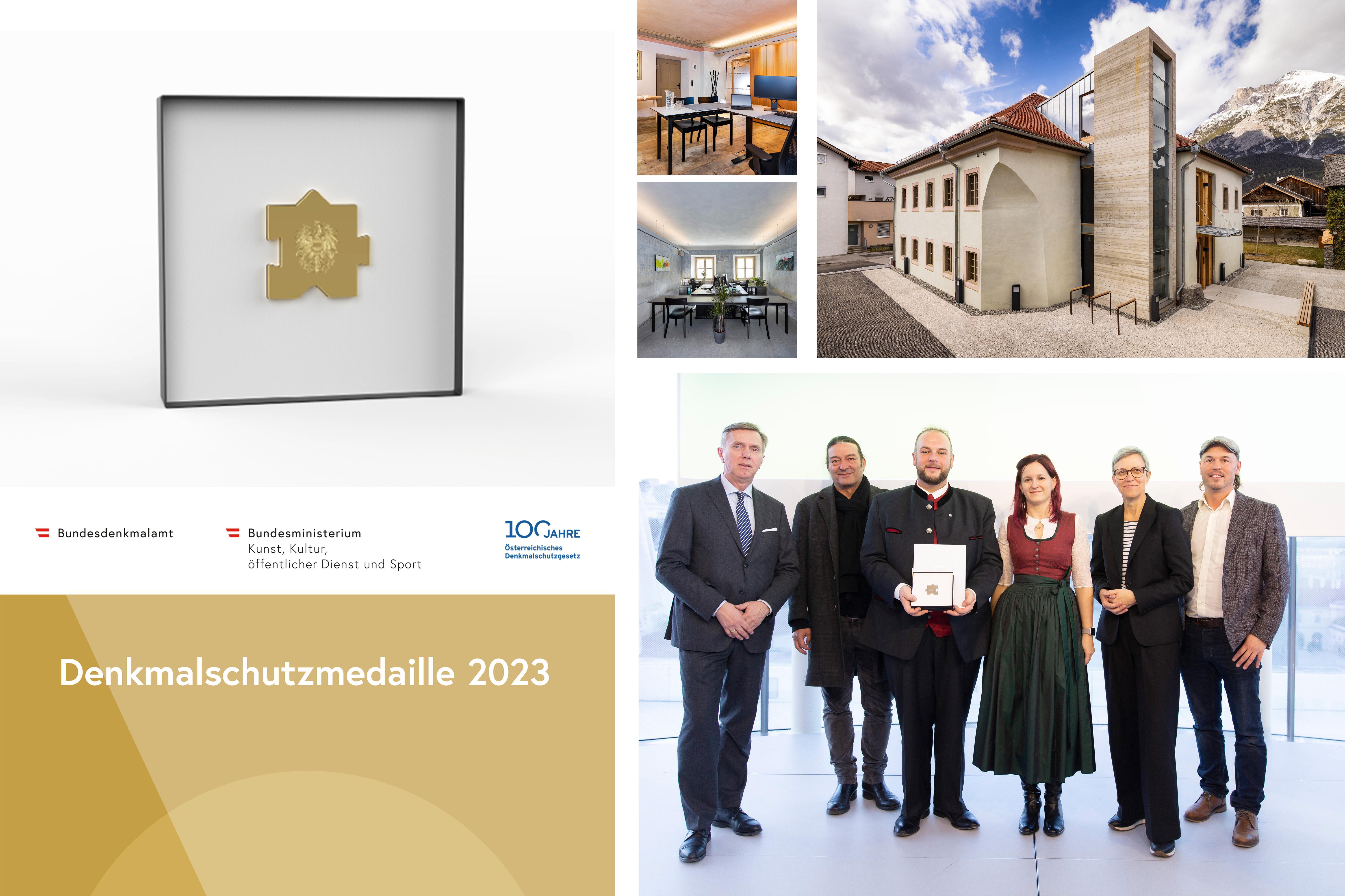 Verleihung der österreichischen Denkmalschutzmedaille 2023
