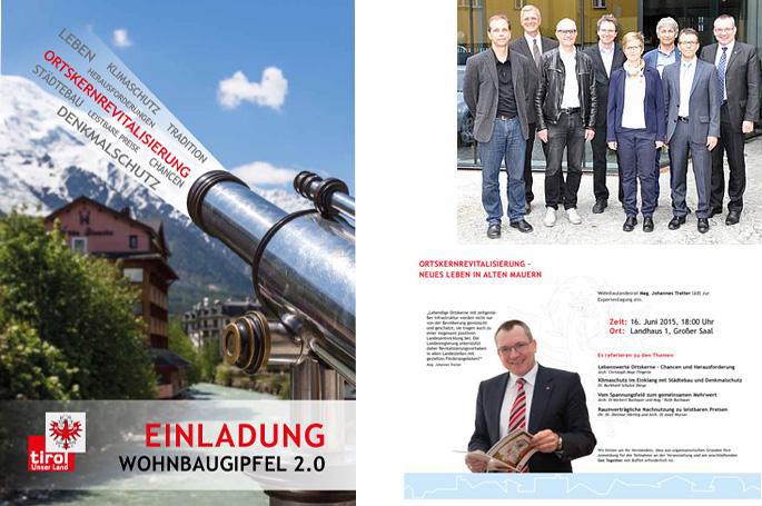 Wohnbaugipfel 2.0 des Landes Tirol 2015