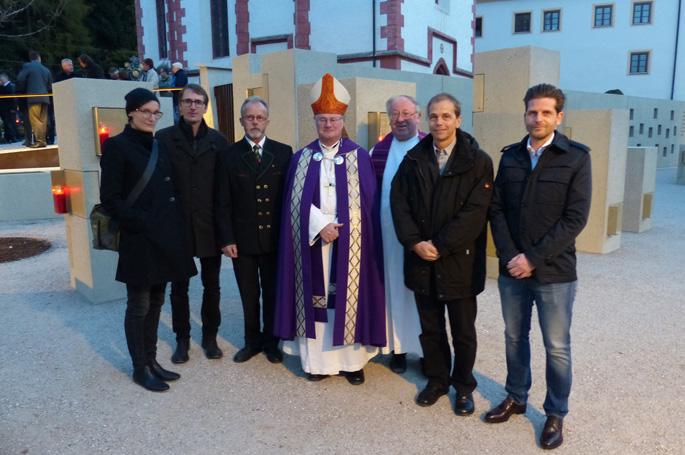 Einweihung Friedhofserweiterung Pfons 2015