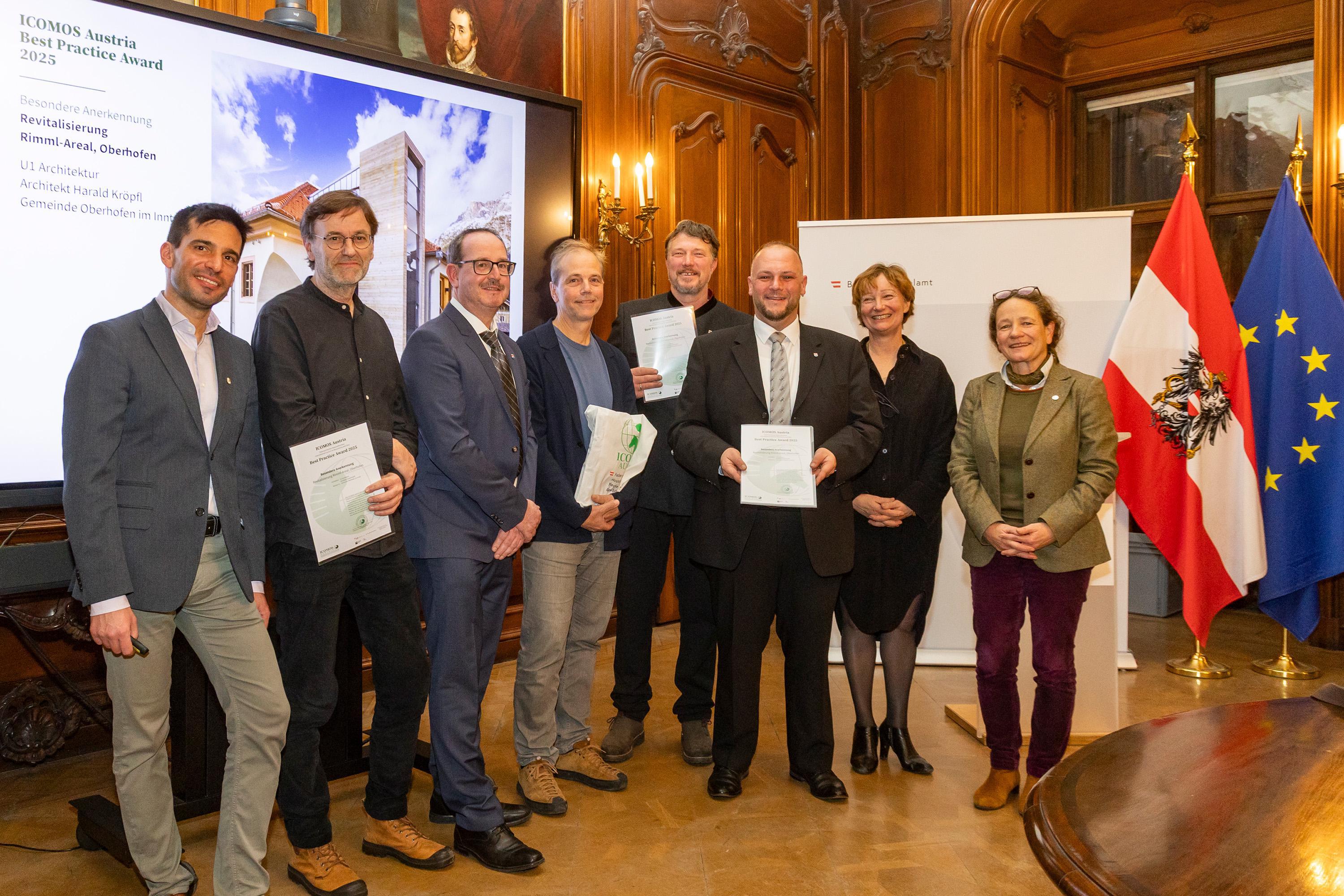 'Besondere Anerkennung' beim ICOMOS Austria Best Practice Award 2025