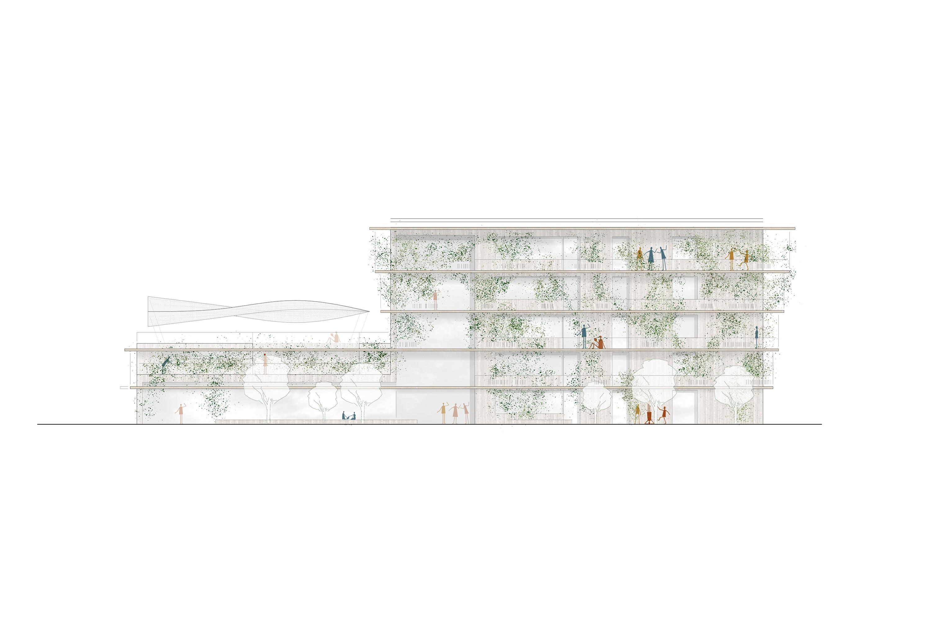 Wettbewerb: Volksschule NeuRum - Neue Mitte